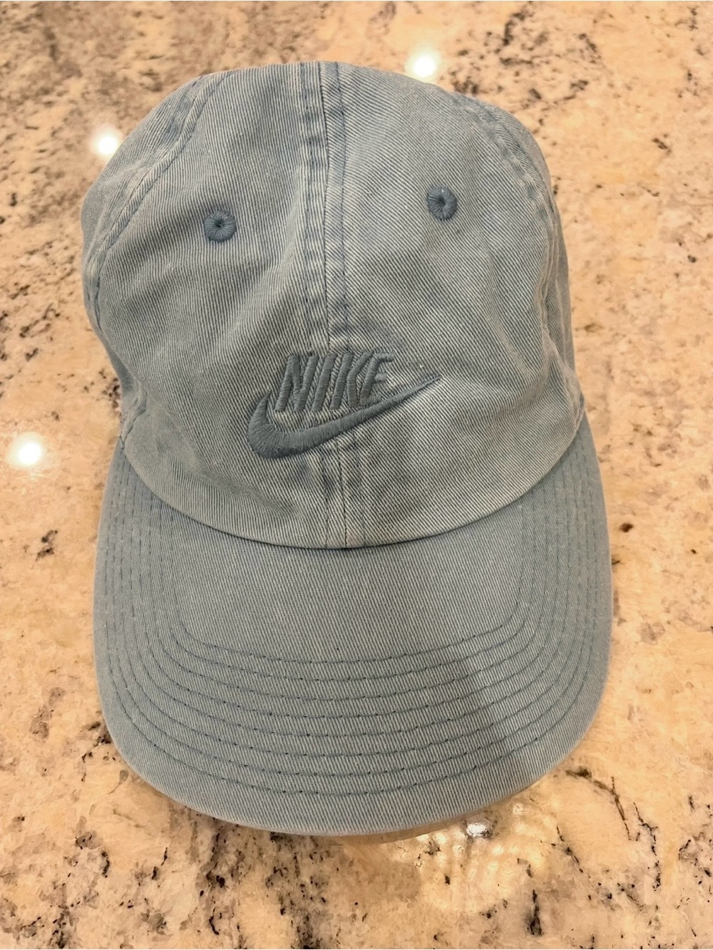 Nike Heritage Denim Baseball Cap - 100% Cotton